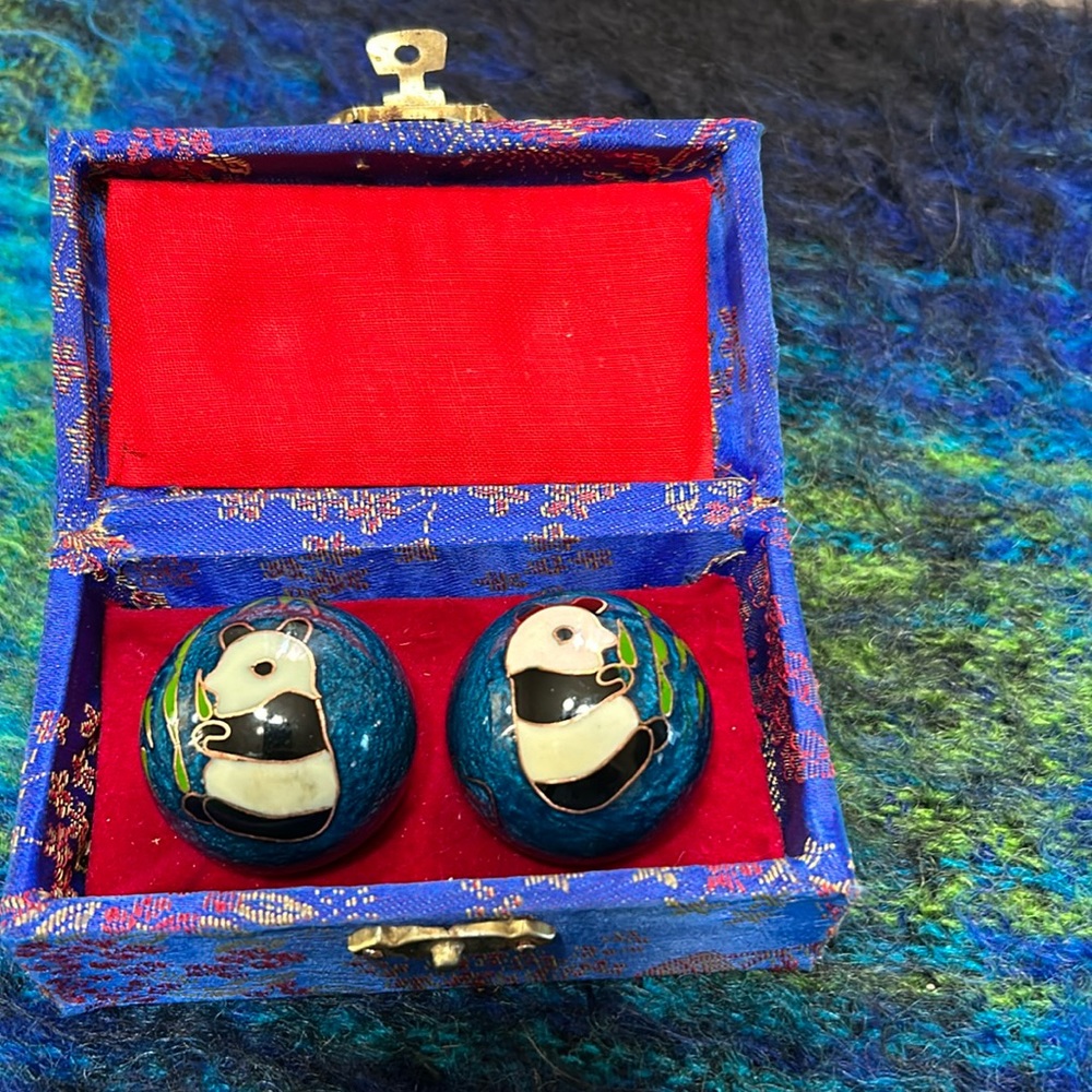 Chinese Therapy Balls with pandas